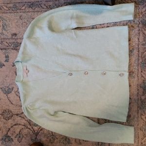 Ann Taylor  loft medium crystal button cardigan